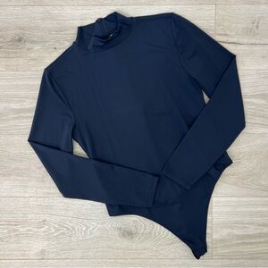 Babaton Black Long Sleeve Bodysuit